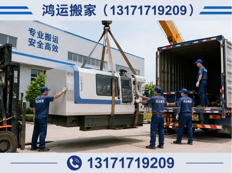 景县机器设备搬运展示图